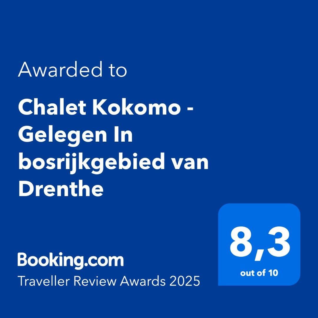 Chalet Kokomo - Gelegen In Bosrijkgebied Van Drenthe Eext Eksteriør bilde